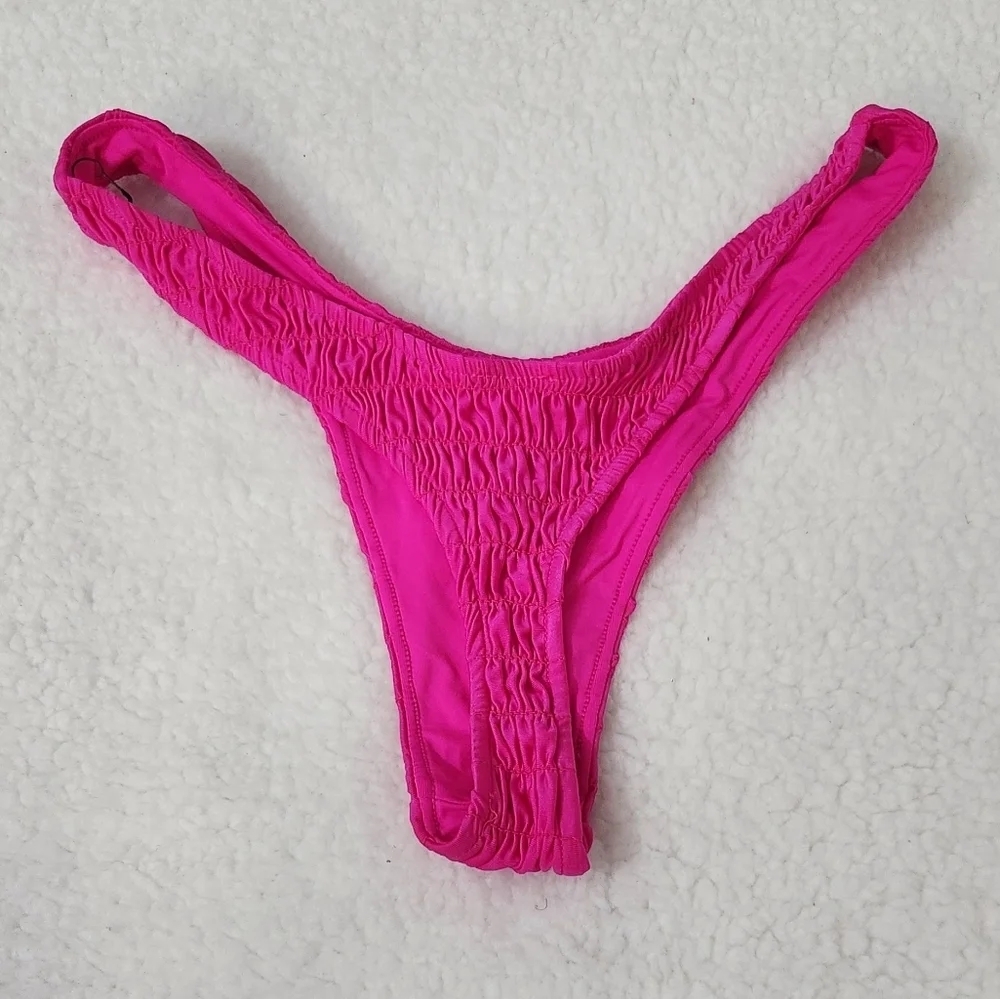 New!Frankie's Bikinis Full Moon‎ Micro Shine Bikini Bottom